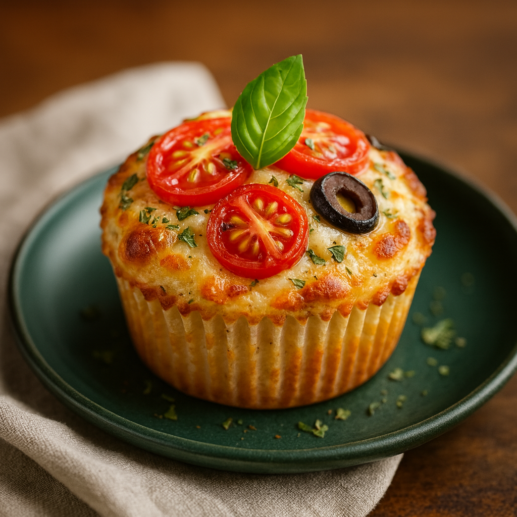 Muffins de Coliflor, Tomates y Aceitunas
