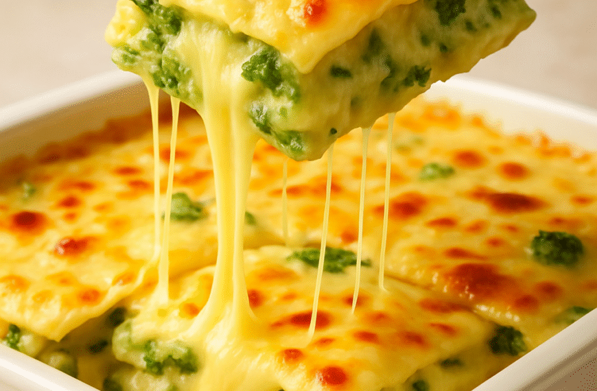 Lasaña Cremosa de Brócoli