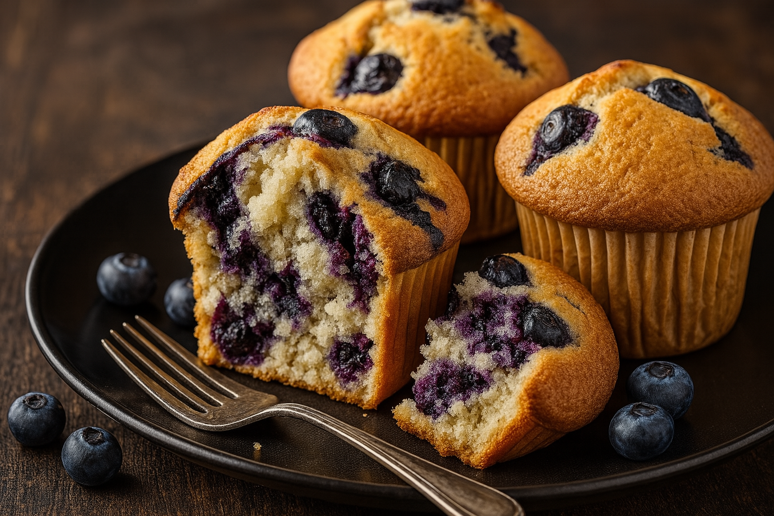 Muffins de Arándanos